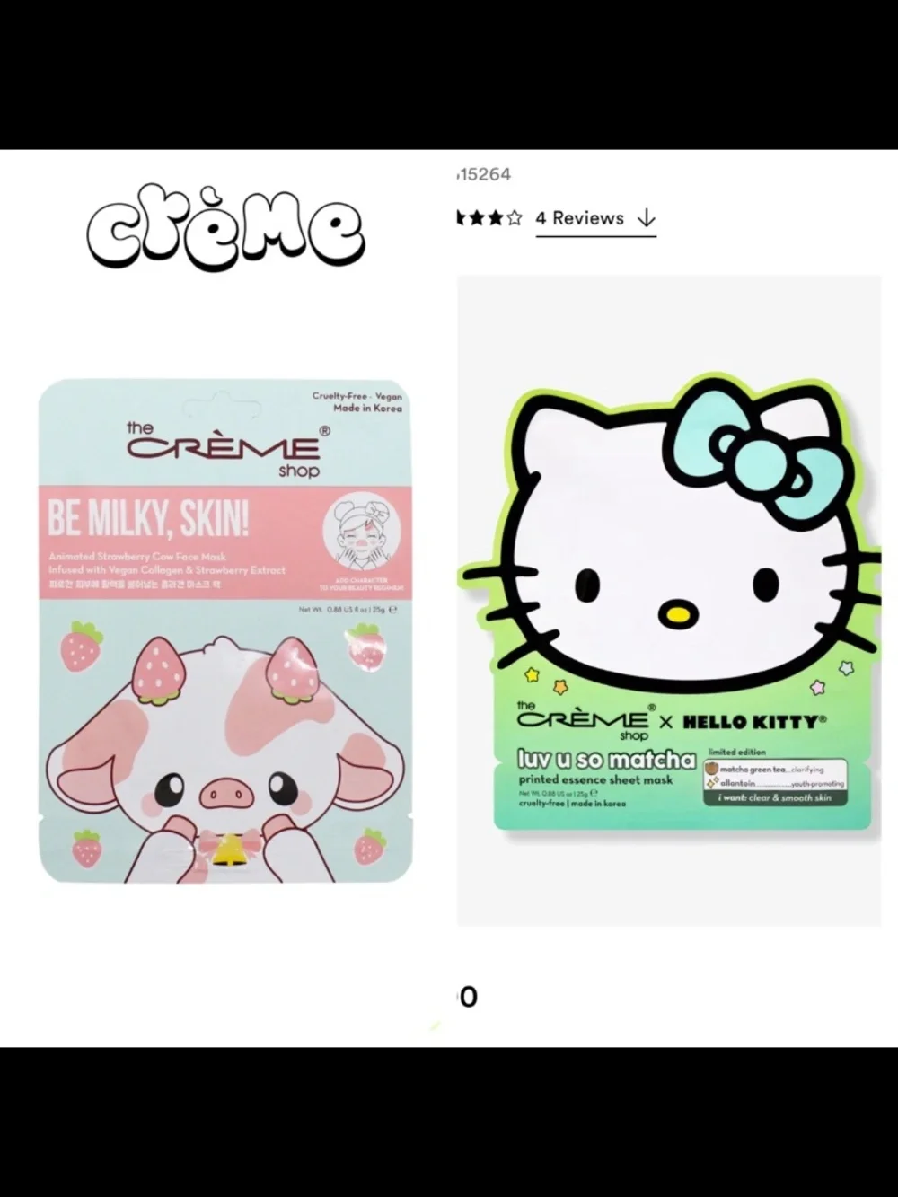 Creme Shop Face Mask